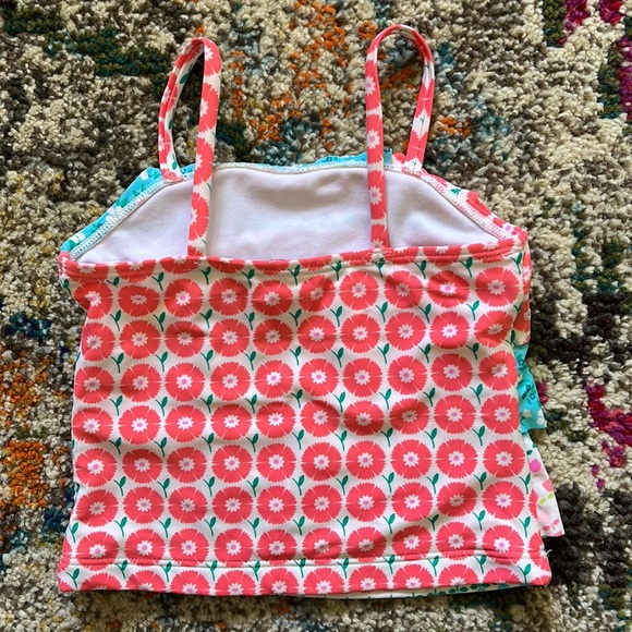 Tommy Bahama Two Piece Bathing Suit Toddler Floral Tankini Kids Bikini Set Sz 2T - Picture 6 of 14